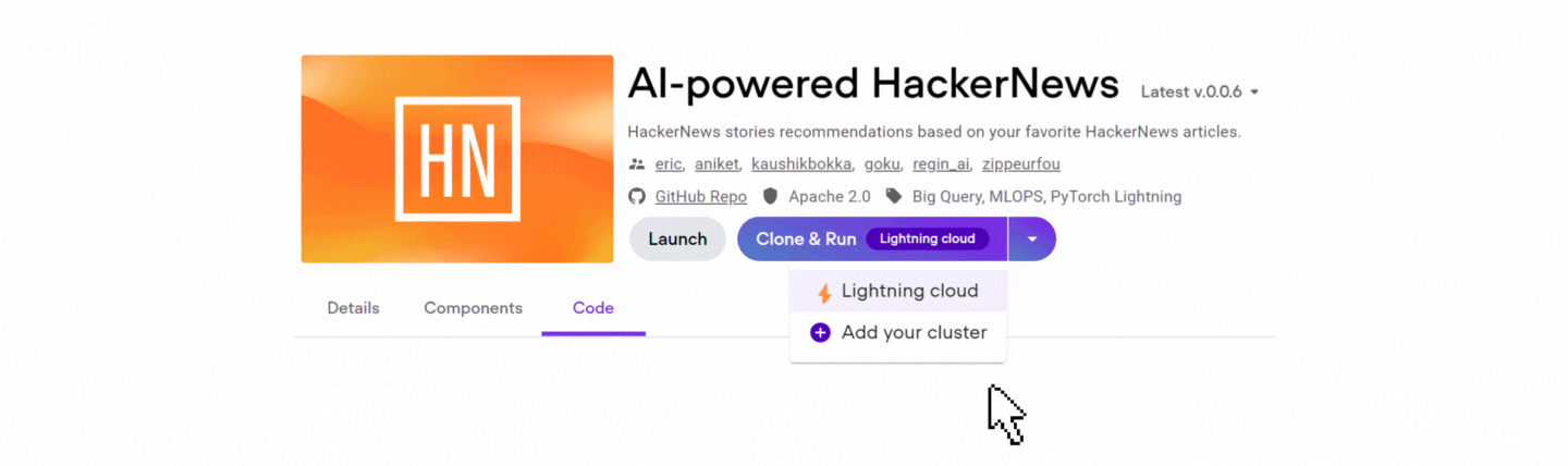 Add Cluster for Privacy in Lightning App