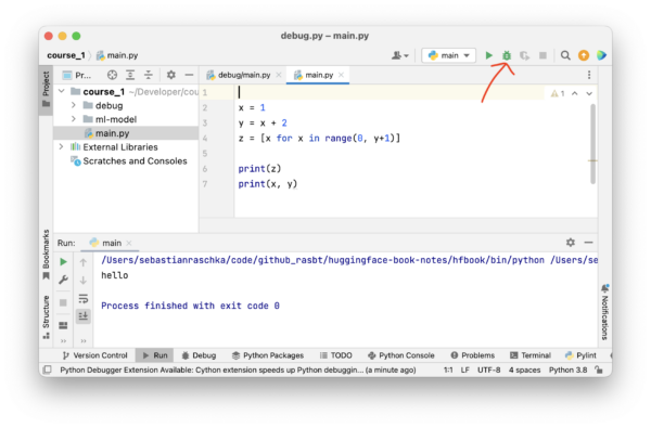 pycharm tutorial for beginners | debug python code... EP 05: How to Debug Python Code - Lightning AI